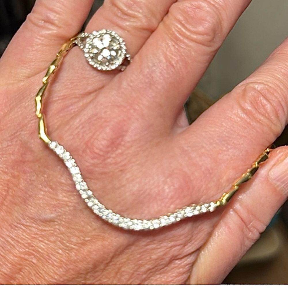Vintage Diamond Necklace Substantial Piece.